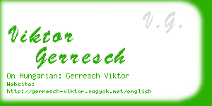 viktor gerresch business card